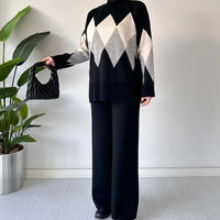 Dunna | Farbblock-Karomuster-Set