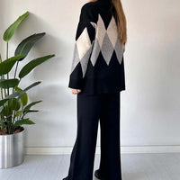 Dunna | Farbblock-Karomuster-Set