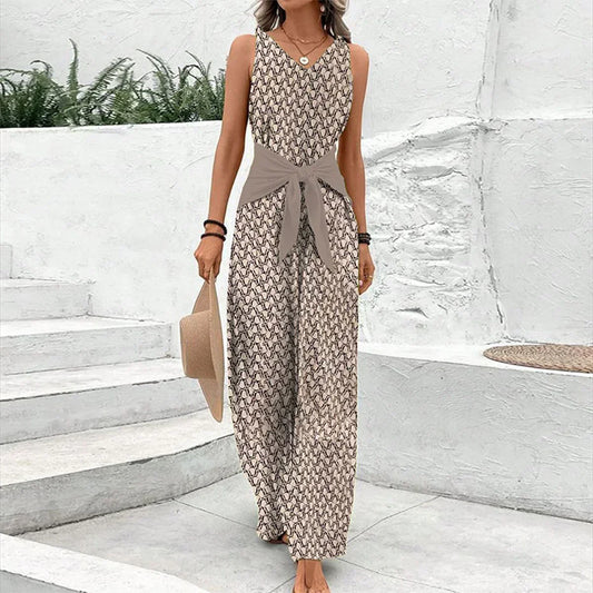 Keena | Stilvoller Baumwoll-Jumpsuit mit Eleganz