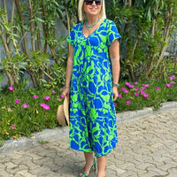 Sarah | Elegantes Blumenkleid