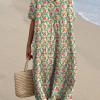 Fem | Vintage-Blumenkleid