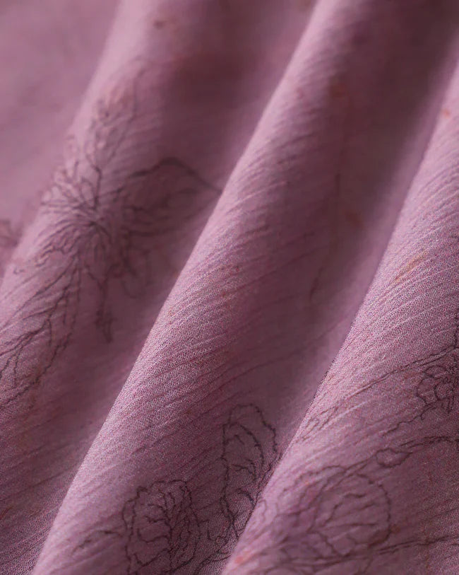 Gavia | Geblümtes Midikleid mit Rüschen und Bindeband